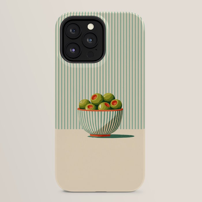 Retro Olive Bowl Illustration iPhone Case Gallery Image 24