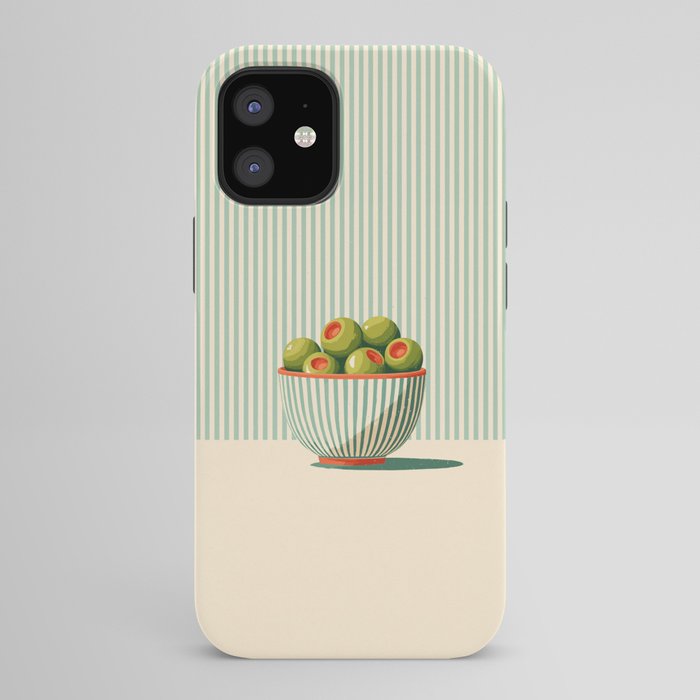 Retro Olive Bowl Illustration iPhone Case Gallery Image 42