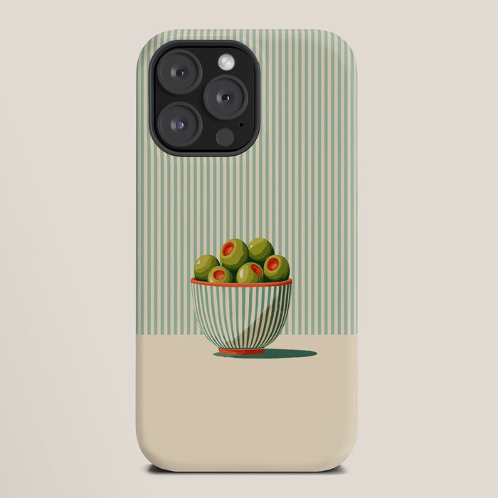 Retro Olive Bowl Illustration iPhone Case Gallery Image 20