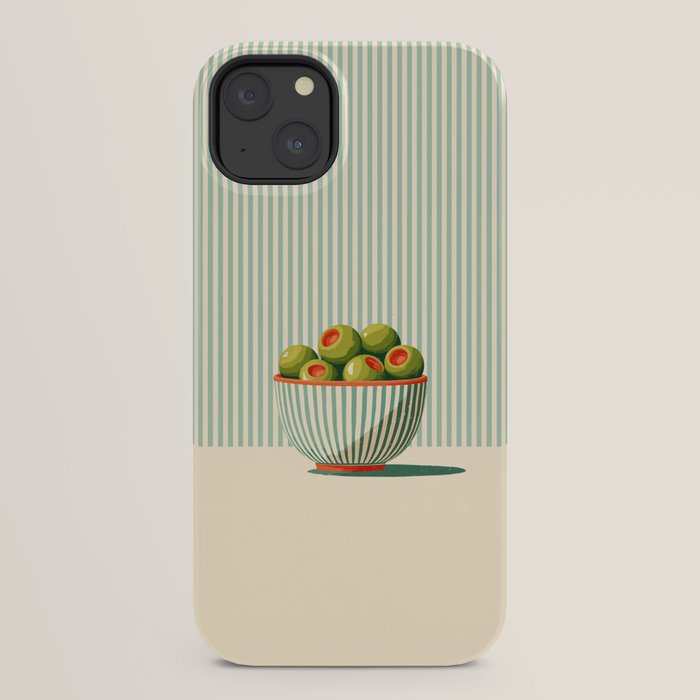 Retro Olive Bowl Illustration iPhone Case Gallery Image 22