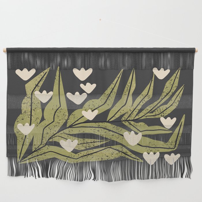 Reaching Tulips (Charcoal) Wall Hanging Gallery Image 2