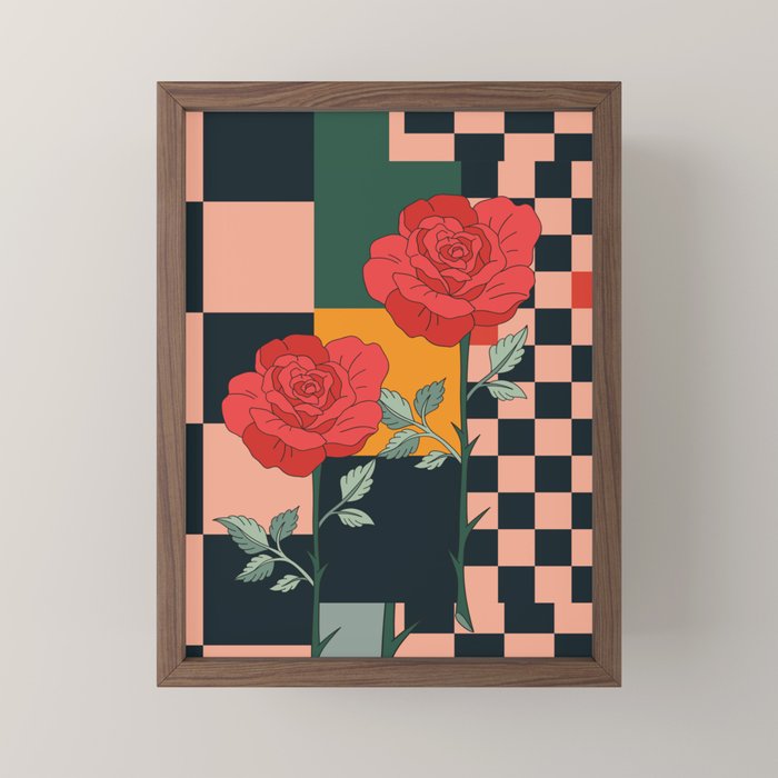 Red Roses 2 Mini Art Print Gallery Image 2
