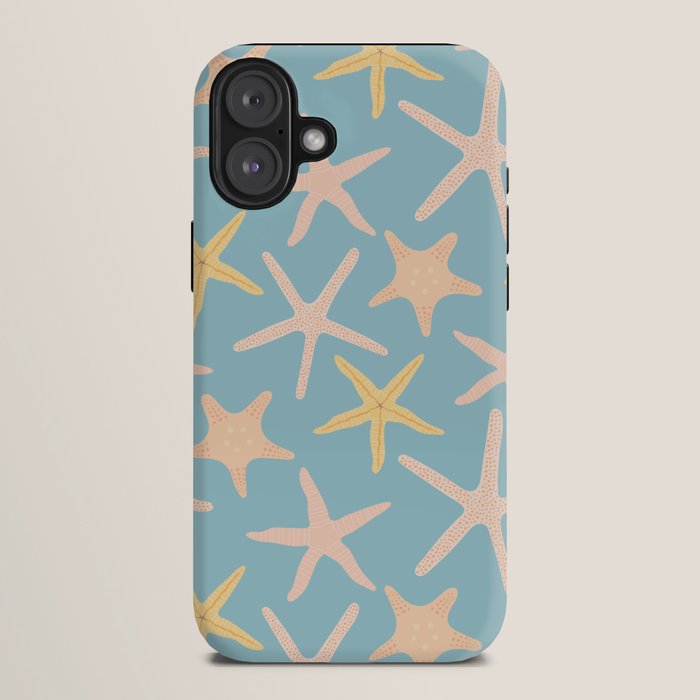 Vintage marine starfish sea animal pattern iPhone Case Gallery Image 10