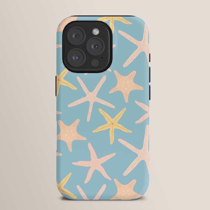 Vintage marine starfish sea animal pattern iPhone Case Gallery Image 15