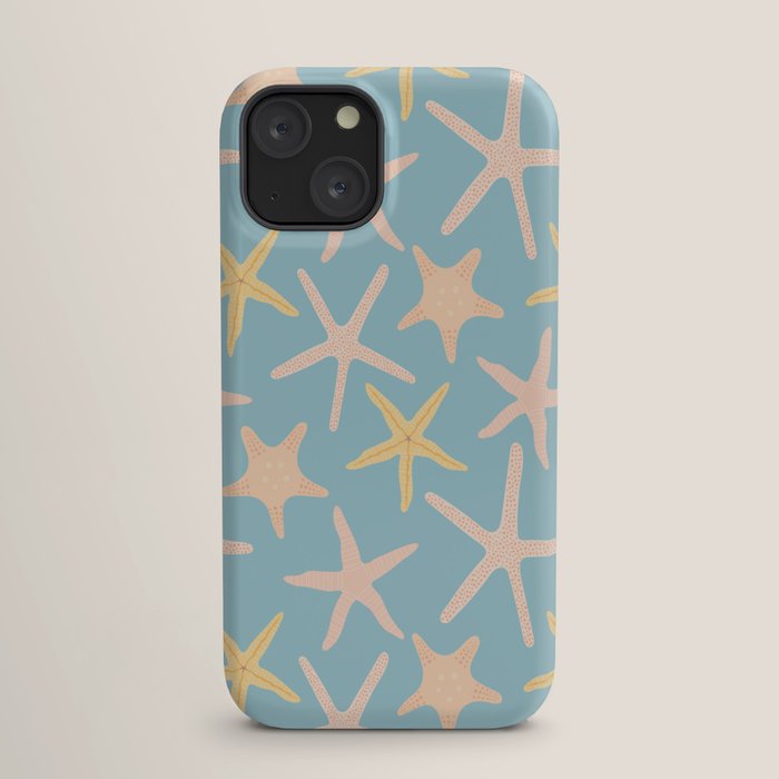 Vintage marine starfish sea animal pattern iPhone Case Gallery Image 17