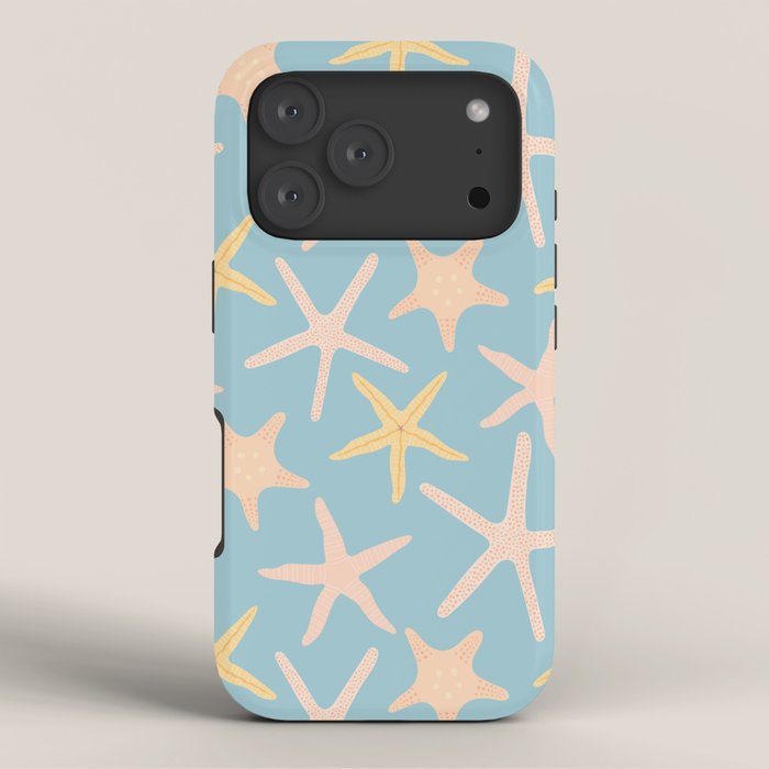 Vintage marine starfish sea animal pattern iPhone Case Gallery Image 3