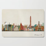 washington dc skyline Cutting Board Gallery Image 1