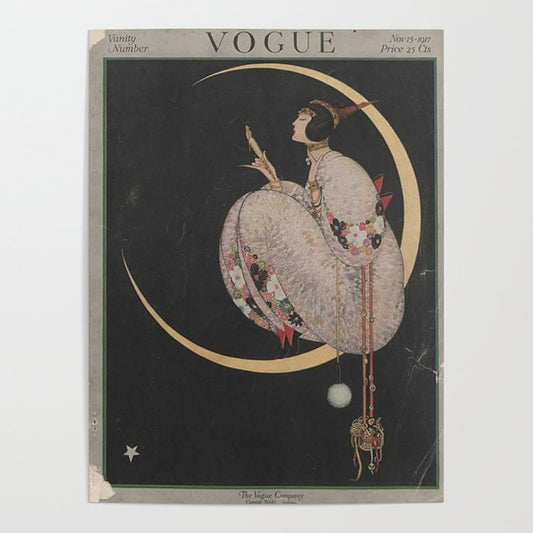 Vintage Fashion Magazine Cover December 1917 Poster Gallery Image 2