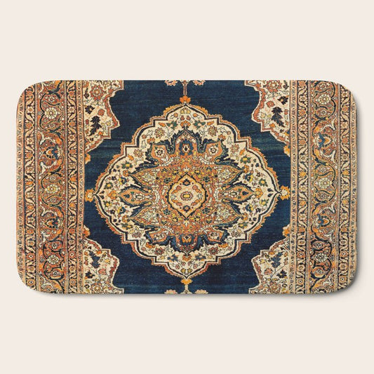 Tabriz Azerbaijan Northwest Persian Rug Print Bath Mat Gallery Image 2