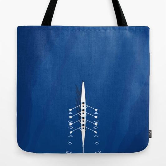 Aerial Rowing Boat | Teamwork Tote Bag Gallery Image 2