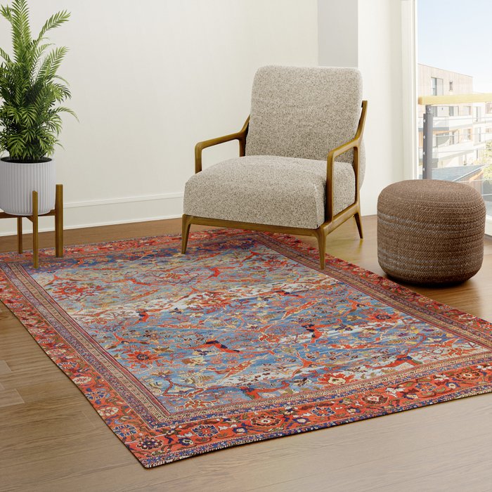Sultanabad Antique Persian Rug Print Rug Gallery Image 3