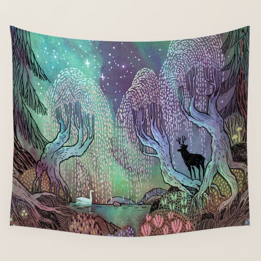 Enchanted Forest Wall Tapestry Gallery Image 2