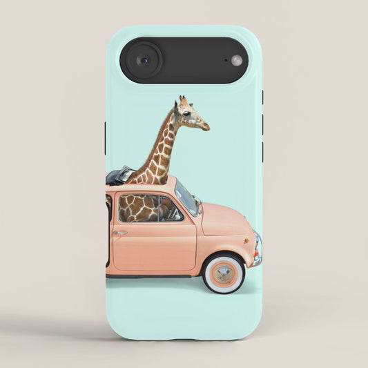 GIRAFFE CAR iPhone Case Gallery Image 2