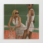 Elegance on the Court Wood Wall Art Gallery Image 1