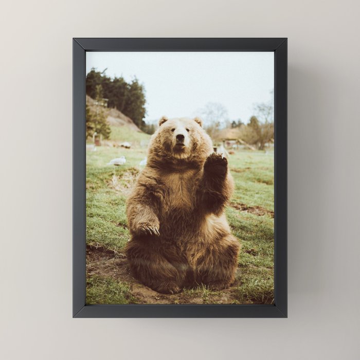 Hi Bear Mini Art Print Gallery Image 3