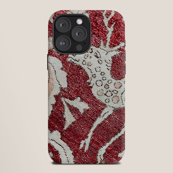 Spotted Fawn From Antique Persian Animal Rug Print iPhone Case Gallery Image 12