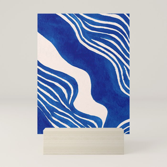 Indigo Flow Mini Art Print Gallery Image 5