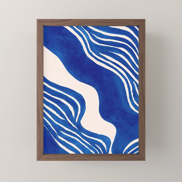 Indigo Flow Mini Art Print Gallery Image 2