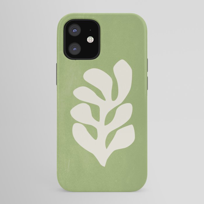 Forest Green Leaf: Matisse Paper Cutouts V iPhone Case Gallery Image 41