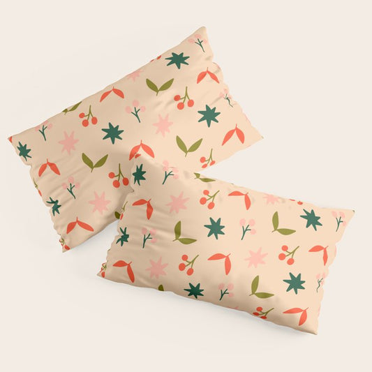 Festive Harmony - seamless Christmas pattern Pillow Sham Gallery Image 2