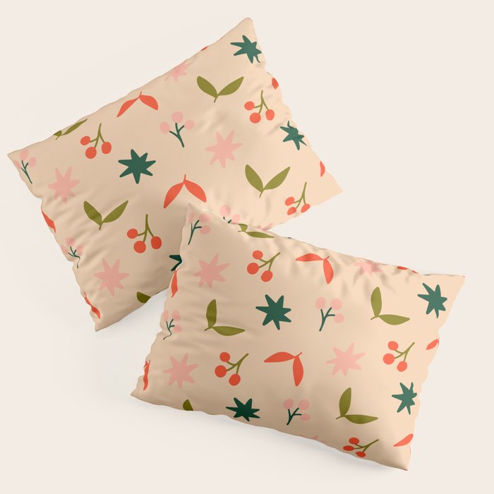 Festive Harmony - seamless Christmas pattern Pillow Sham Gallery Image 3