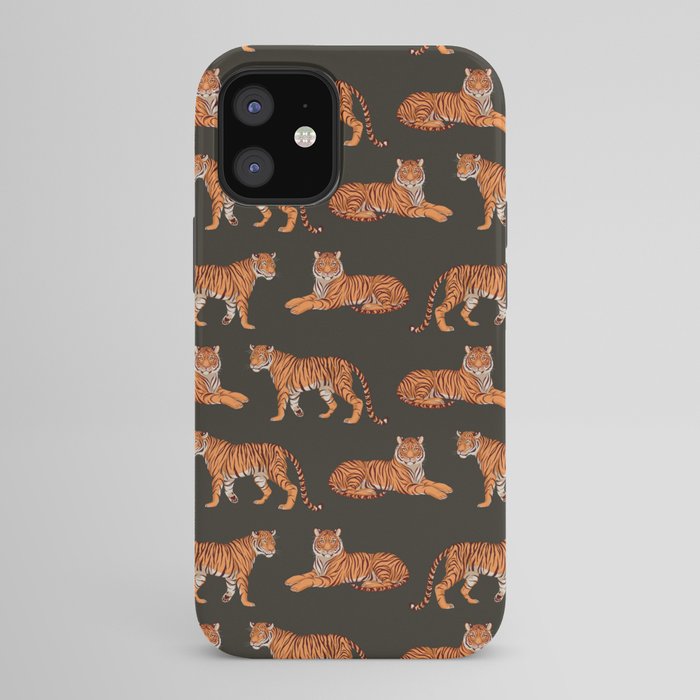Tigers - Charcoal Black iPhone Case Gallery Image 42