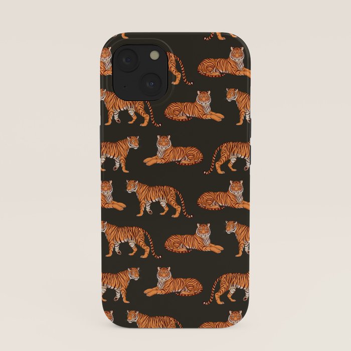 Tigers - Charcoal Black iPhone Case Gallery Image 37