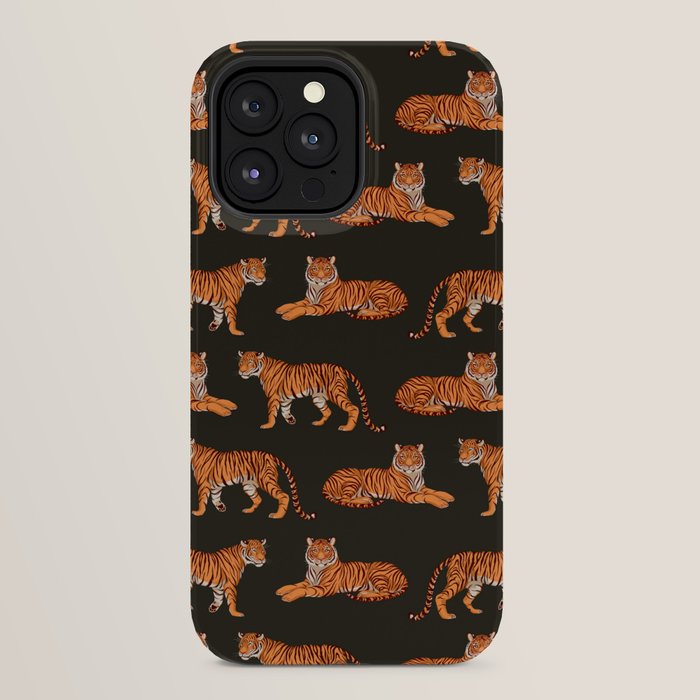 Tigers - Charcoal Black iPhone Case Gallery Image 32