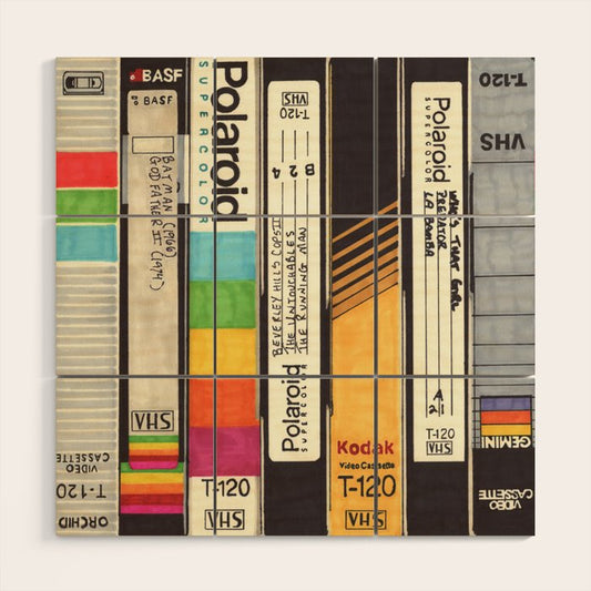 VHS Wood Wall Art Gallery Image 2