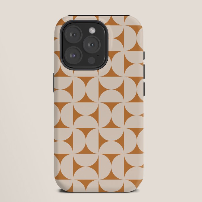 Bauhaus Mid Century Modern Geometric Pattern IX iPhone Case Gallery Image 11