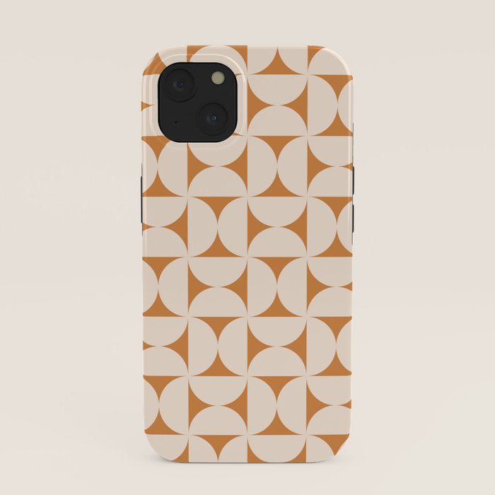 Bauhaus Mid Century Modern Geometric Pattern IX iPhone Case Gallery Image 37