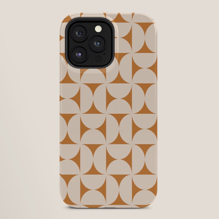 Bauhaus Mid Century Modern Geometric Pattern IX iPhone Case Gallery Image 28