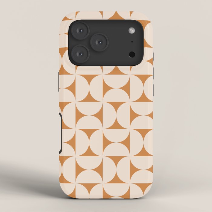 Bauhaus Mid Century Modern Geometric Pattern IX iPhone Case Gallery Image 3