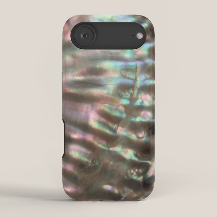 Shimmery Greenish Pink Abalone Mother of Pearl iPhone Case Gallery Image 2