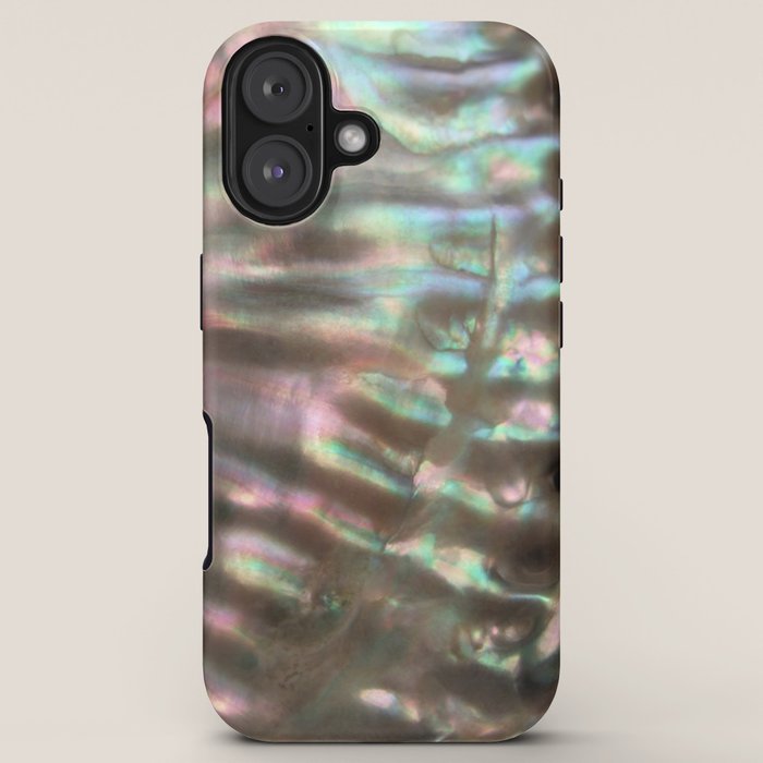Shimmery Greenish Pink Abalone Mother of Pearl iPhone Case Gallery Image 5