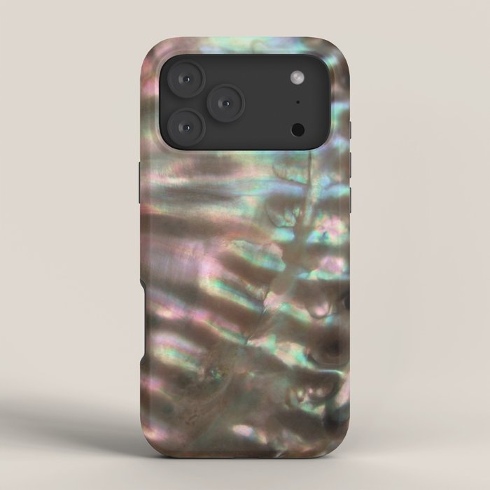 Shimmery Greenish Pink Abalone Mother of Pearl iPhone Case Gallery Image 4