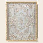Antique French Aubusson Vintage Rose Floral Serving Tray Gallery Image 1