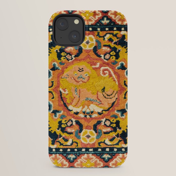 Shigatse Khagangma Antique Tibetan Seat Mat Print iPhone Case Gallery Image 30
