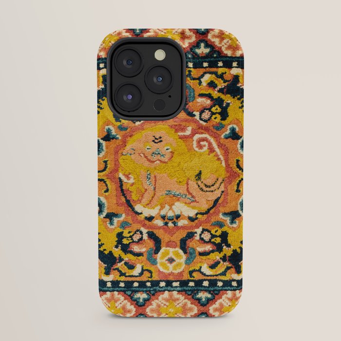 Shigatse Khagangma Antique Tibetan Seat Mat Print iPhone Case Gallery Image 23