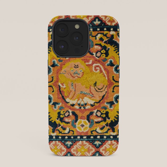Shigatse Khagangma Antique Tibetan Seat Mat Print iPhone Case Gallery Image 35
