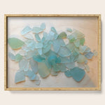 Ocean Hue Sea Glass Serving Tray Gallery Image 1