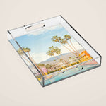 Palm Springs Motel Pool Acrylic Tray Gallery Image 1