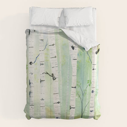 Birch Trees 2 Duvet Cover Gallery Image 1