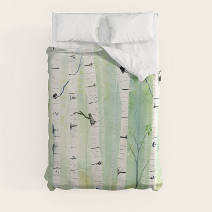 Birch Trees 2 Duvet Cover Gallery Image 8