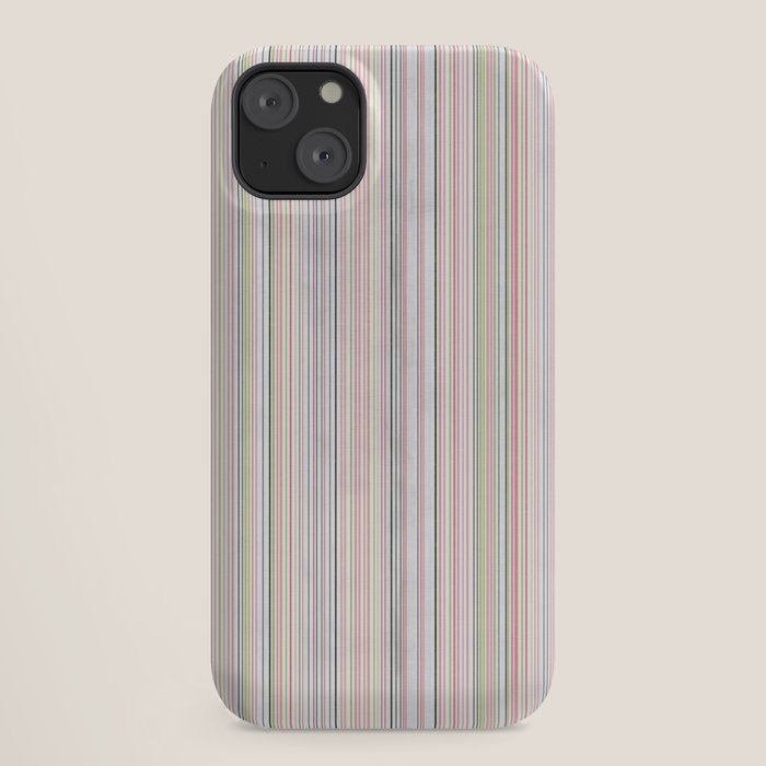 Vintage Pastel Striped Pattern Soft Aesthetic iPhone Case Gallery Image 18