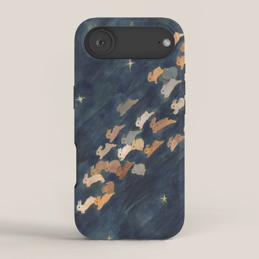 The moon, Venus and shooting star iPhone Case Gallery Image 2