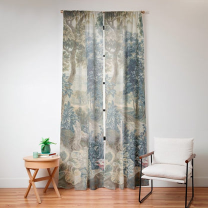 Antique 18th Century Flemish Verdure Tapestry Window Curtain Gallery Image 12