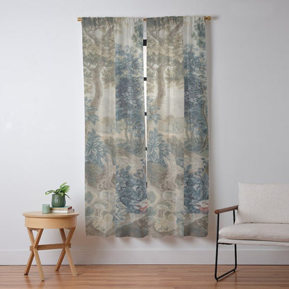 Antique 18th Century Flemish Verdure Tapestry Window Curtain Gallery Image 13