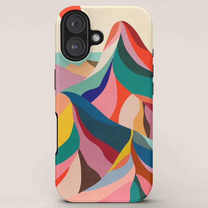 Rainbow mountains iPhone Case Gallery Image 5