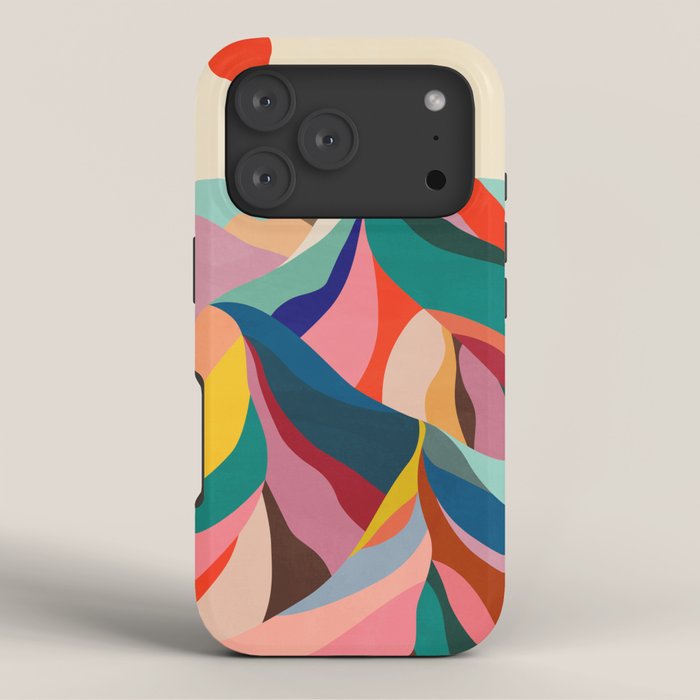 Rainbow mountains iPhone Case Gallery Image 3